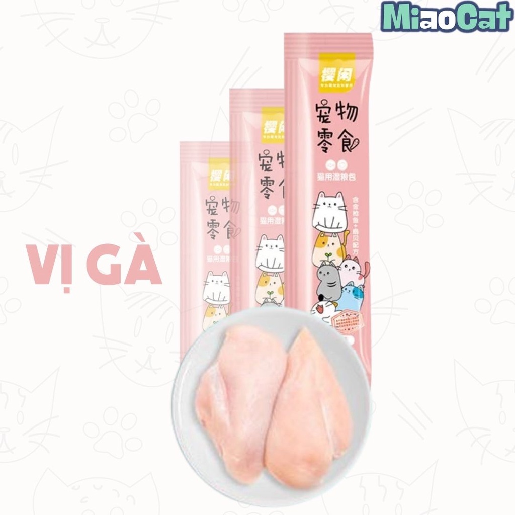 Súp thưởng Cat Snack Shizuka thơm ngon dinh dưỡng cho mèo - MIAOCAT