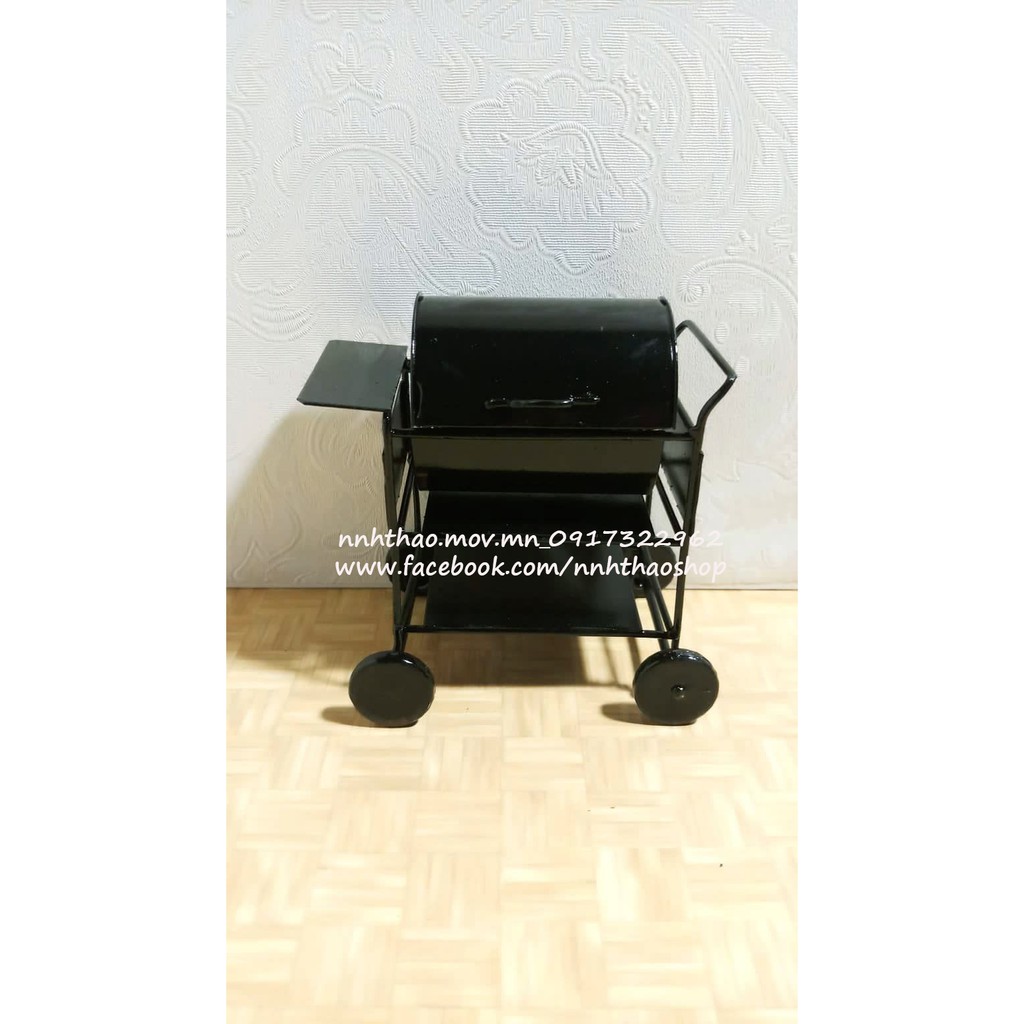 Miniature_Lò nướng BBQ trang trí mô hình, dollhouse (1:12)
