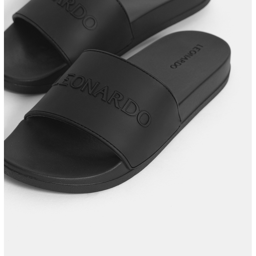Dép Quai Ngang Nam Nữ Leonardo - Leo Rubber Slides Sandal - Đế Cao Su Cao Cấp