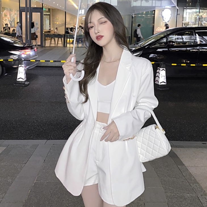 Ulzzang ( 얼짱) - SÉT BỘ VEST DÀI TAY THỜI TRANG NỮ (CHẤT BAO ĐẸP)