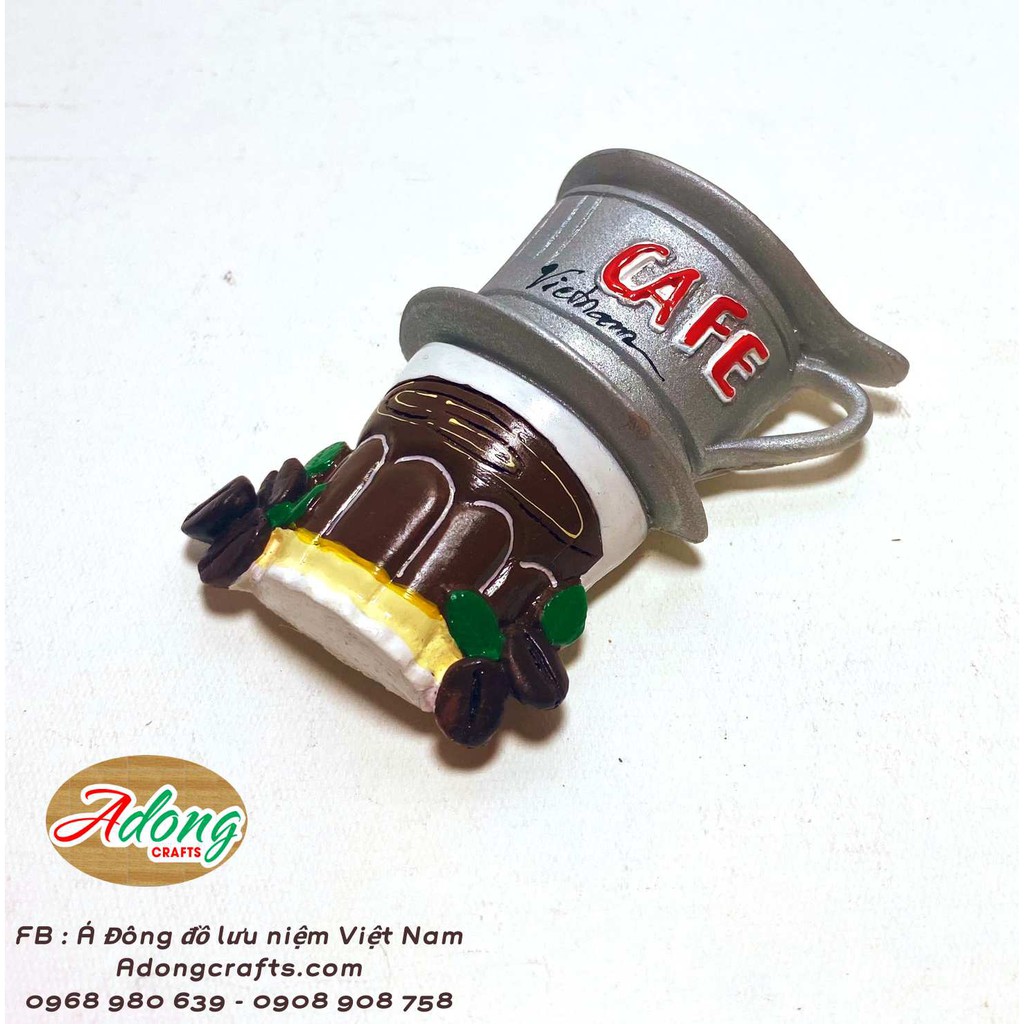 Magnet Nam châm hít dán dính trang trí tủ lạnh, bảng thông báo, tủ sắt hình món ăn handmade 3D - Quà Lưu Niệm Việt Nam