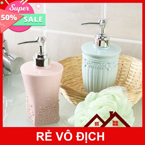 [FREESHIP] BÌNH ĐỰNG SỮA TẮM, DẦU GỘI, NƯỚC RỬA TAY 400ML [HCM]