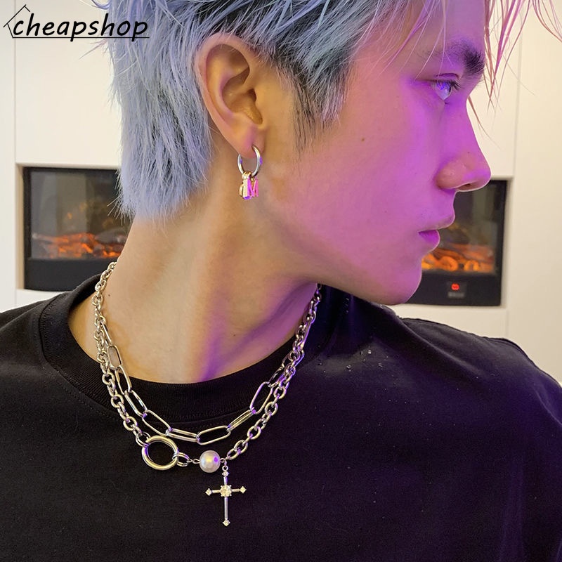 iF YOU Vòng Cổ Mặt Trái Tim Đính Hạt Ngọc Trai Phong Cách Hàn Quốc