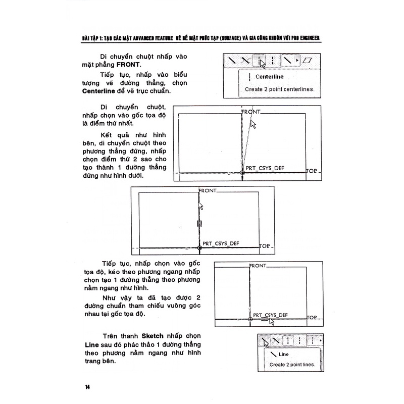 Sách Vẽ Bề Mặt Phức Tạp (Surface) Và Gia Công Khuôn Với Pro Engineer