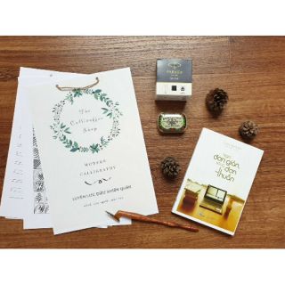 Bộ giấy luyện chữ Calligraphy - Tập luyện lực điều khiển quản bút