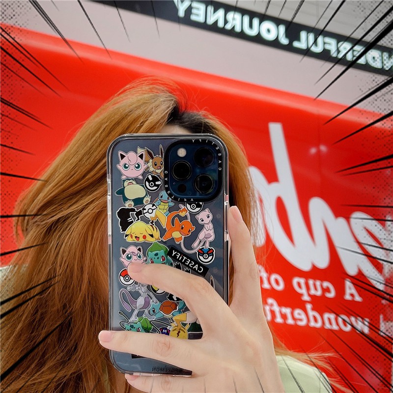 Ốp Điện Thoại Trong Suốt In Hoạt Hình Pokémon Dễ Thương Cho Iphone 11 12 Pro Max X Xs Xr 7 8 Plus