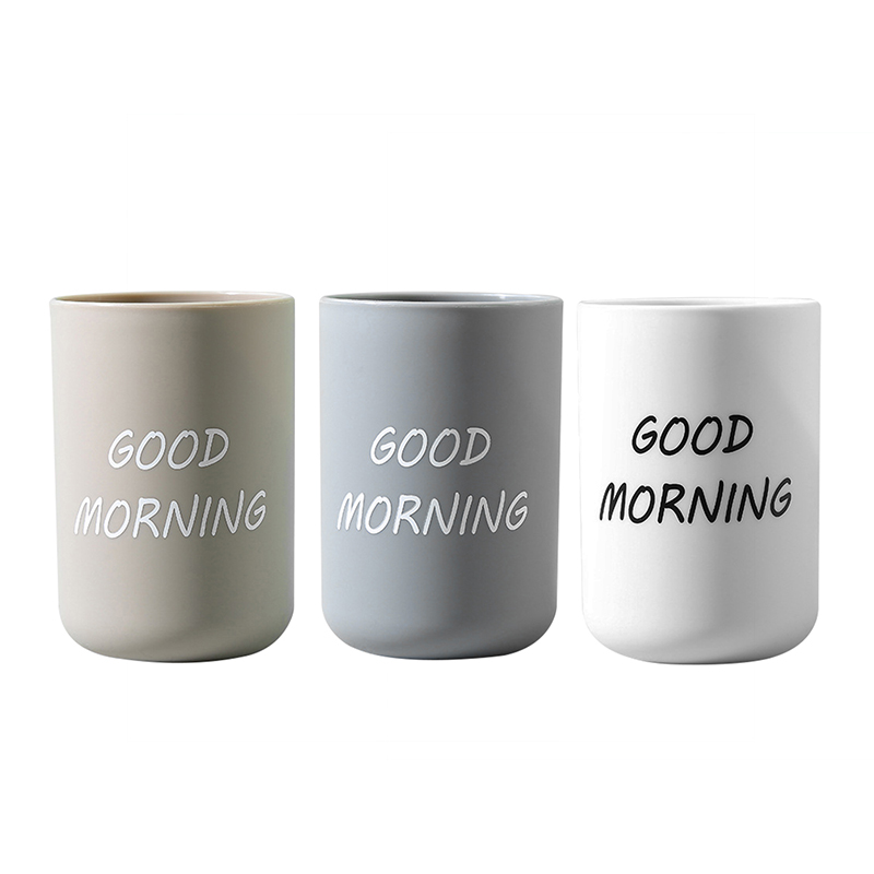 Cốc Đánh Răng Bằng Nhựa Dày Kiểu Dáng Đơn Giản