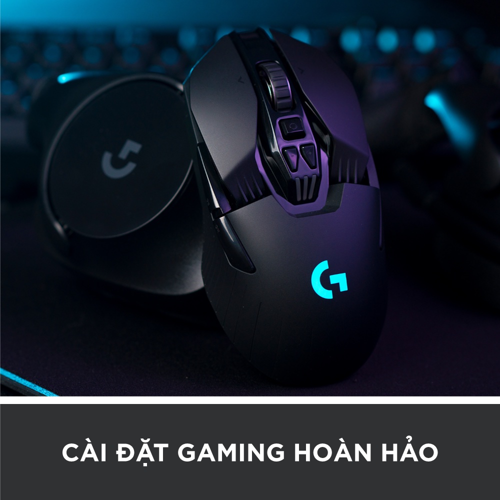 [Mã ELLOGIWL5 giảm 10% đơn 500K] Chuột game không dây RGB Logitech G903 - Hero Cảm biến Hero 25k, pin sạc, PC