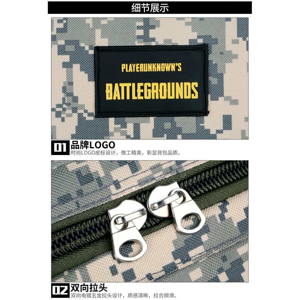 Balo 3 cực chất BATTLEGROUNDS cho các game thủ H066