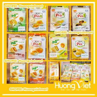 [10 VỊ BÁNH] Bánh Pía Kim Sa mini Tân Huê Viên 10 vị khác nhau túi 12 bánh