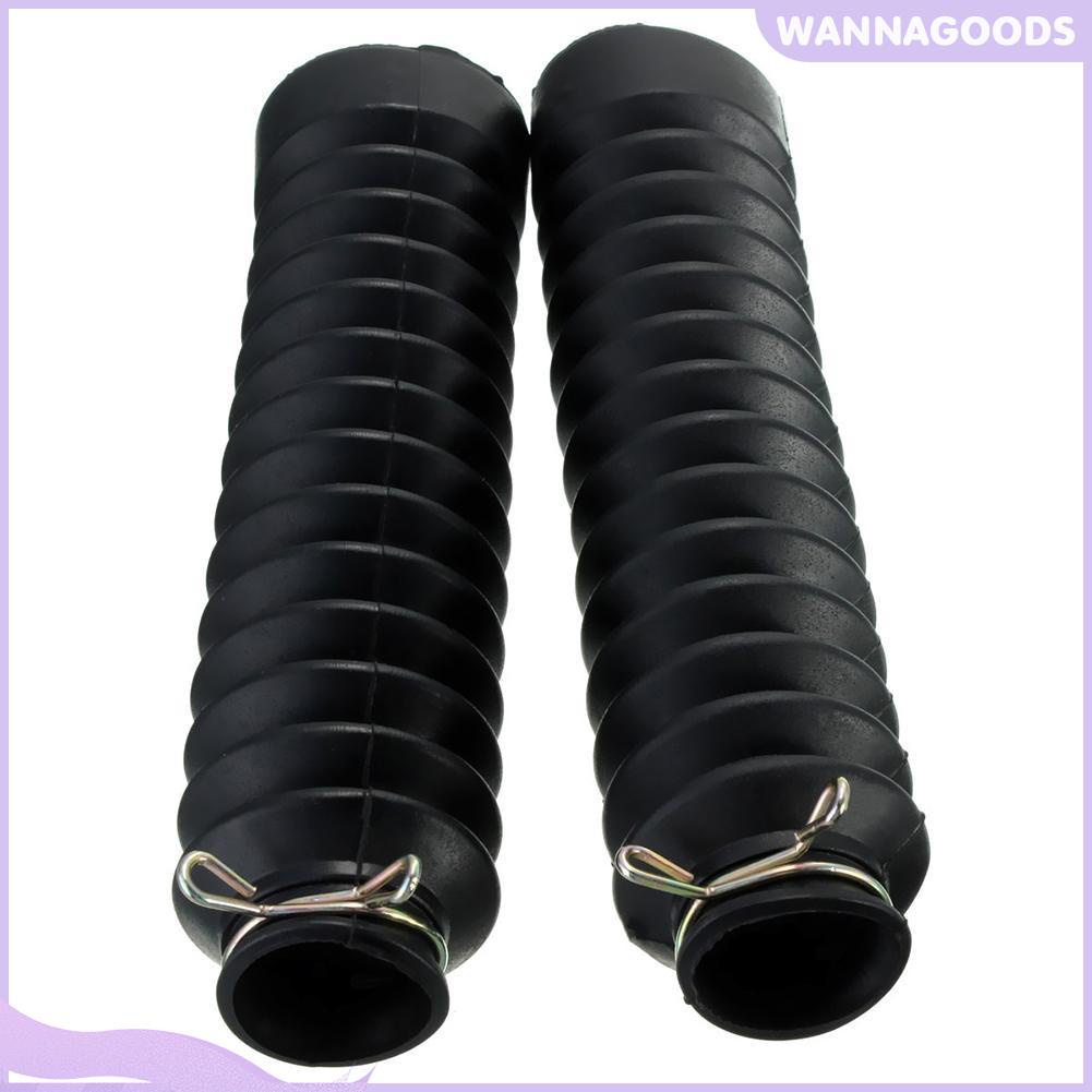 Set 2 Vỏ Bọc Phuộc Trước Xe Mô Tô Chống Bụi Chất Liệu Cao Su