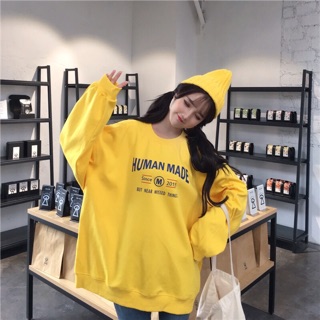 ÁO KHOÁC NỈ SWEATER FORM RỘNG