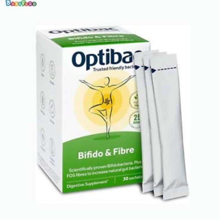 Men vi sinh optibac xanh lá bổ xung chất cho bé trên 1 tuổi