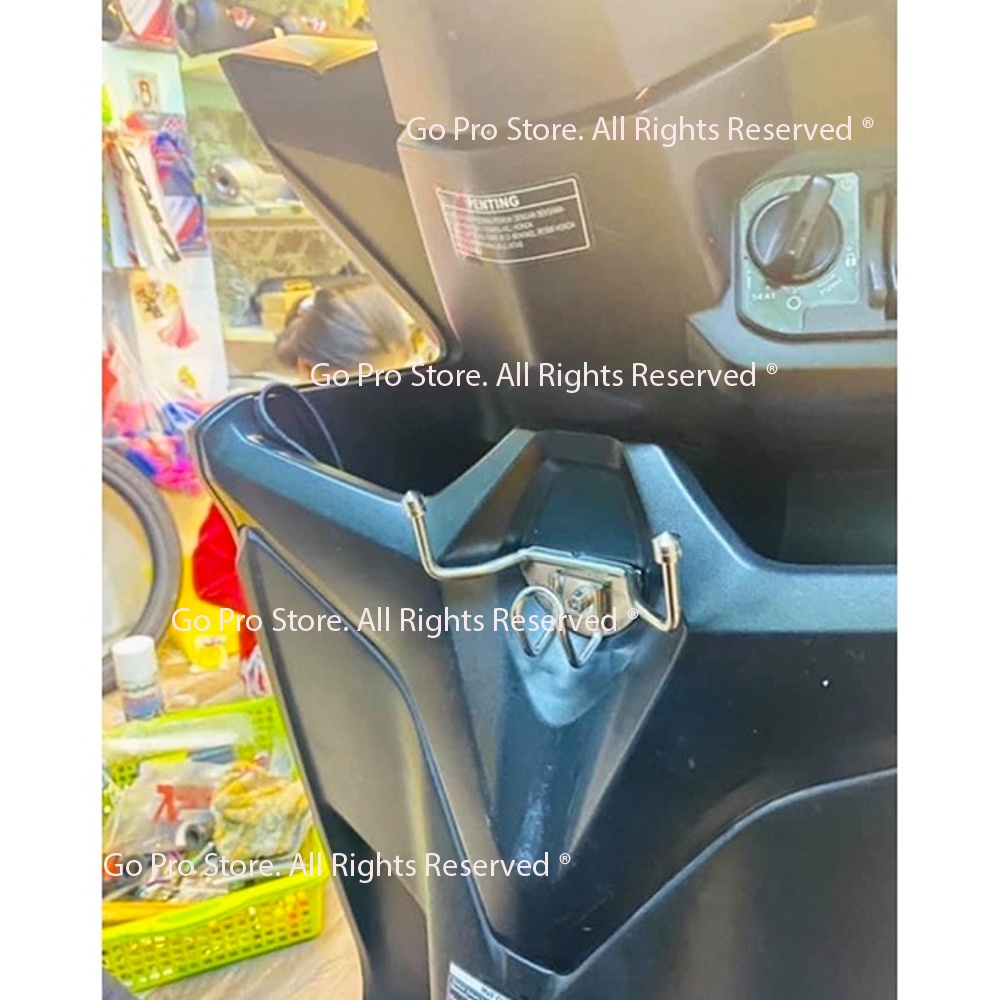 Bộ Móc Treo Đồ 03 Cạnh Gắng VARIO Inox 304 (02 Móc + Chữ U)