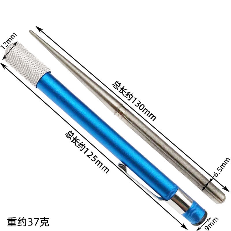 1 Dụng Cụ Mài Lưỡi Câu Cá 400 Lưỡi Hình Bút Mạ Kim Cương Chất Lượng Cao