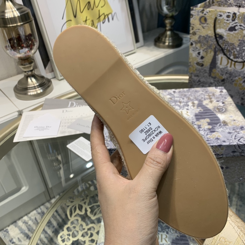 Không Hộp Mới Của Phụ Nữ Galaville Espadrilles Cotton Thêu Chỉ Kim Loại