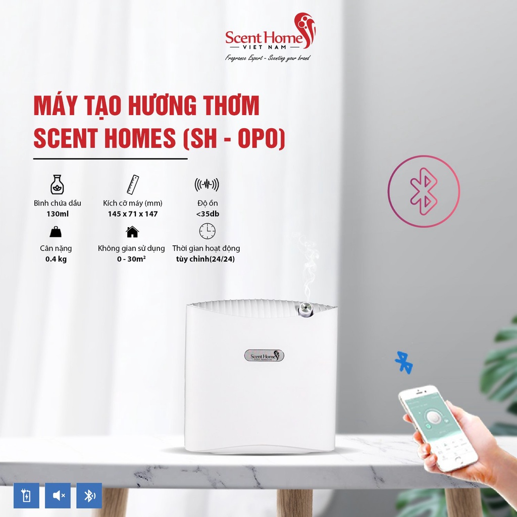 [Chính hãng] Máy tạo hương thơm Scent Homes (Sh-OPO)