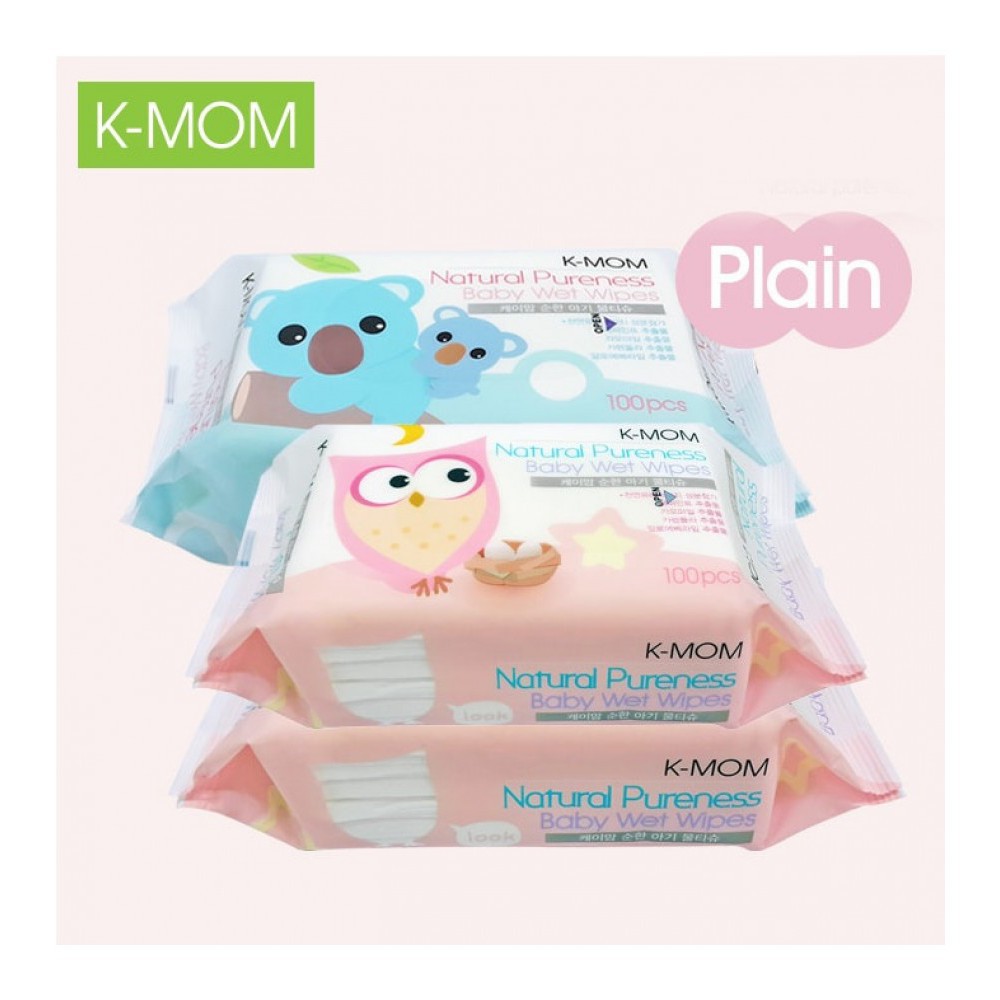 Khăn ướt K-mom Hàn 100 miếng cho bé