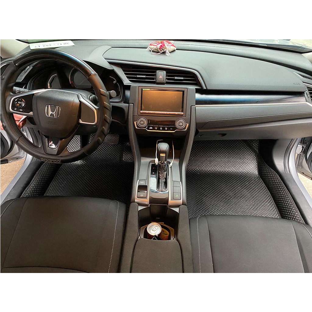 Thảm lót sàn ô tô Kata cho xe Honda Civic- cao cấp - không mùi - không ẩm mốc - dễ vệ sinh