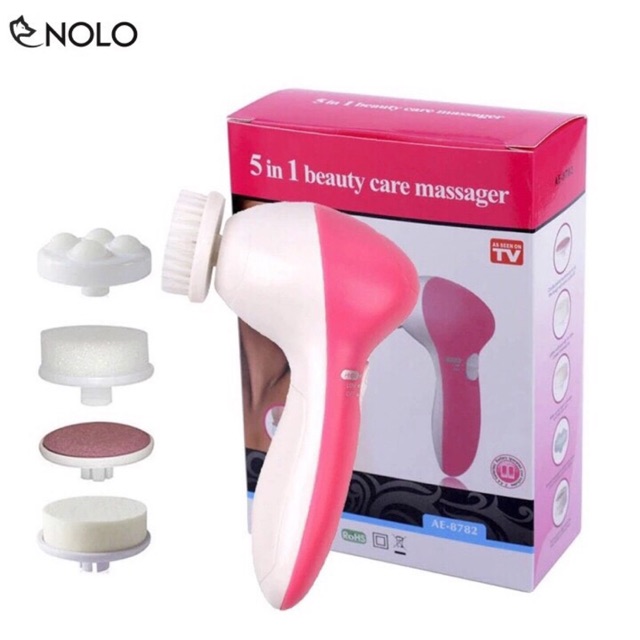 Máy rửa mặt, massage mặt 5 đầu AE8782