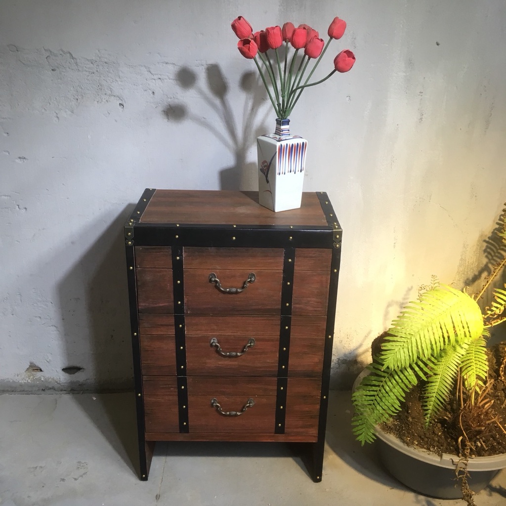 Tủ gỗ vintage TG4-09-22