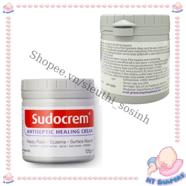 Kem Hăm SUDOCREAM Cho Trẻ Sơ Sinh (Nội Địa Anh)