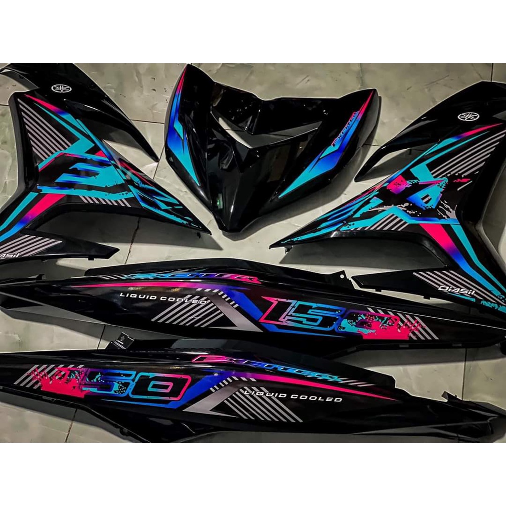 Tem Xe Yamaha Exciter 150 Đen - Mẫu Mới Hot 2022