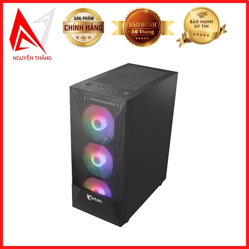 Vỏ Case máy tính Jetek Game – R3 Black (Tặng 3 Fan RGB) new