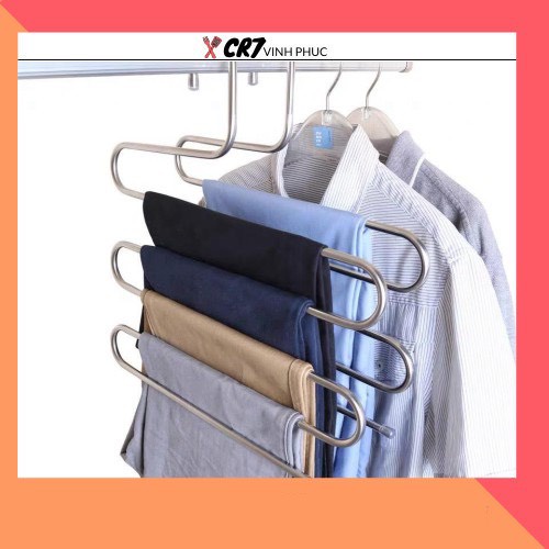 Combo 3 móc treo đồ đa năng, treo quần áo 5 tầng