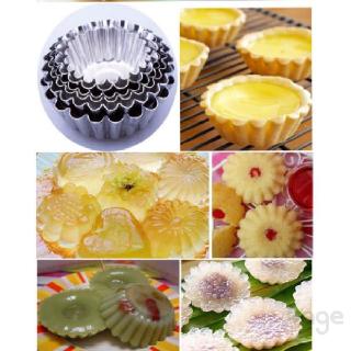 Bộ 10 khuôn làm bánh chất liệu thiếc