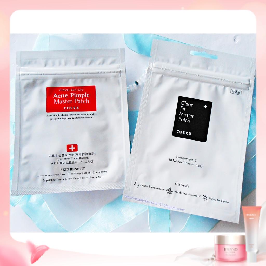 Miếng dán mụn Cosrx Acne Pimple Master Patch và Cosrx The Clear Pit Master Patch