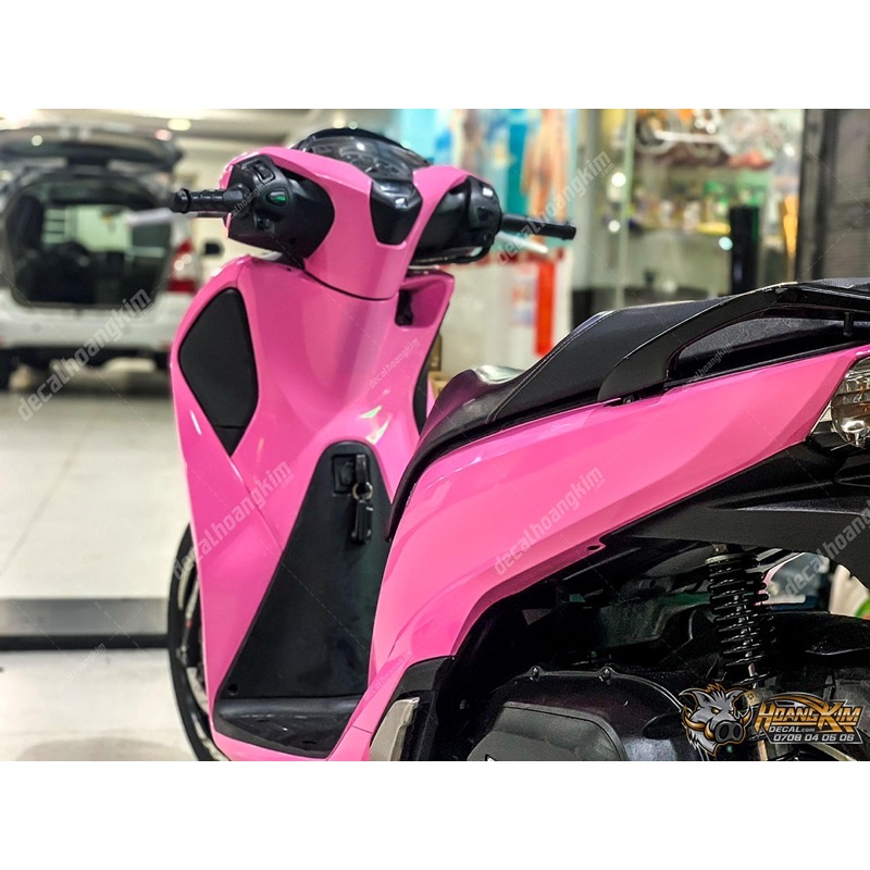 Decal hồng dán xe máy, dán oto,dán đt ,laptop loại đẹp 3 lớp