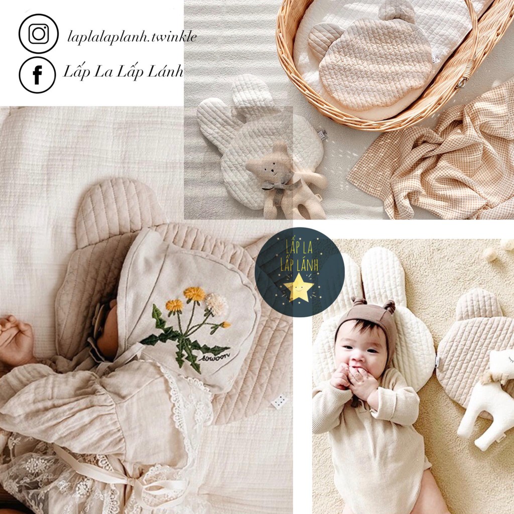 Thin pillow gối mỏng Dottodot hình thỏ #madeinKorea