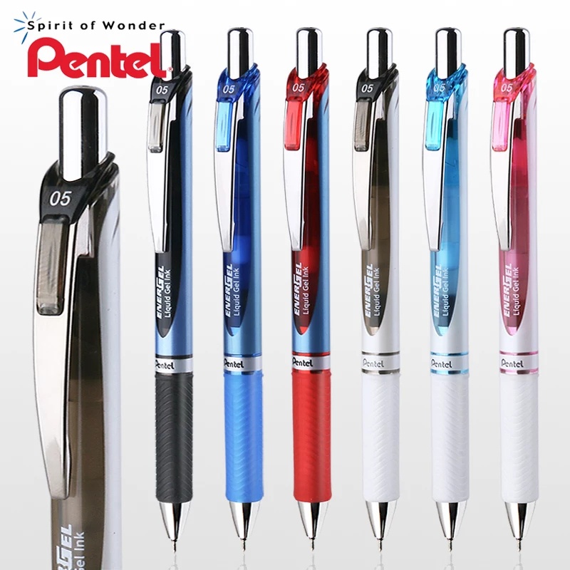 Bút Bi Pentel Energel BLN75 / BL77 /BL80 | Bút Ký Mực Gel Cao Cấp Siêu Nét Siêu Mượt | 12 Màu | Khô Nhanh Không Lem Nhòe