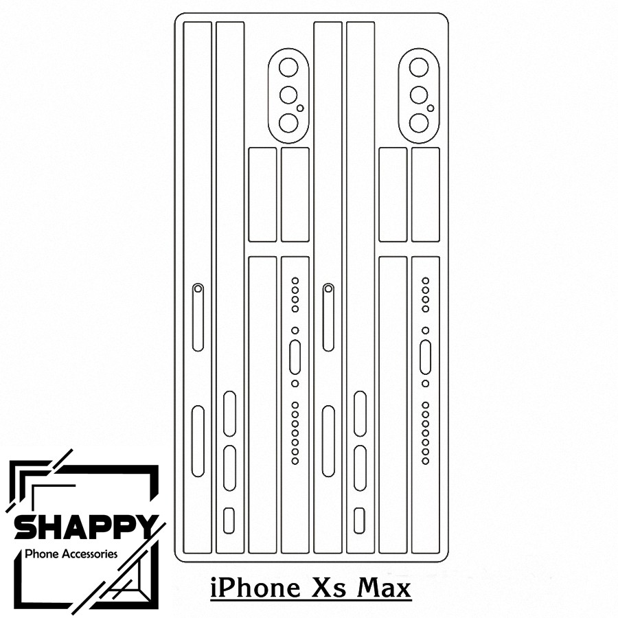 [XẢ HÀNG] Combo 2 Bộ Skin Dán Viền Trong Suốt Cho Các Dòng IPhone [Shappy Shop]