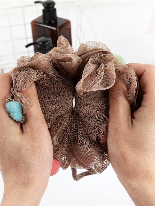 Mua sắm Nhật Bản sẽ không phân tán vòi hoa sen tắm bóng dễ thương cô gái cọ rửa tạo tác tắm bọt đồ dùng không phải là dễ