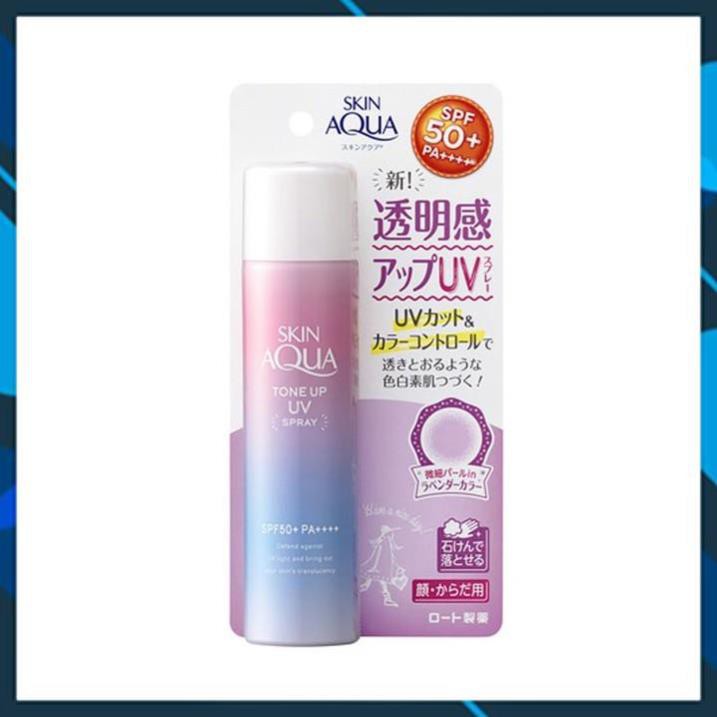 Xịt Chống Nắng SKIN AQUA Tone Up UV SPF50+ PA++++ Lọ 70g