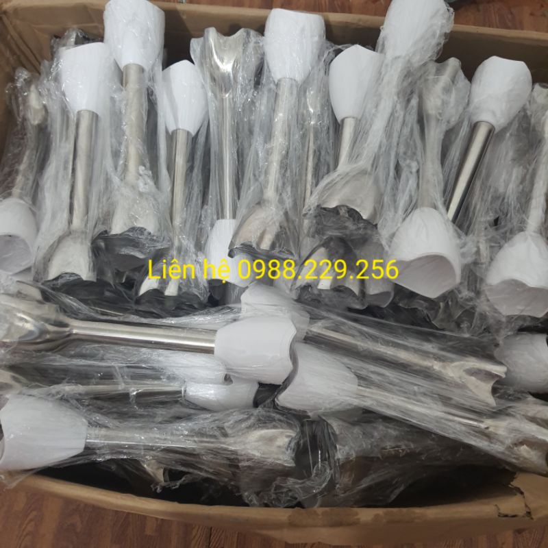 Thanh dao xay inox sục cháo máy xay Braun MQ5000 MQ5035 MQ5045 MQ5030 MQ3000 MQ3045 MQ3035 kèm hoa khế trắng