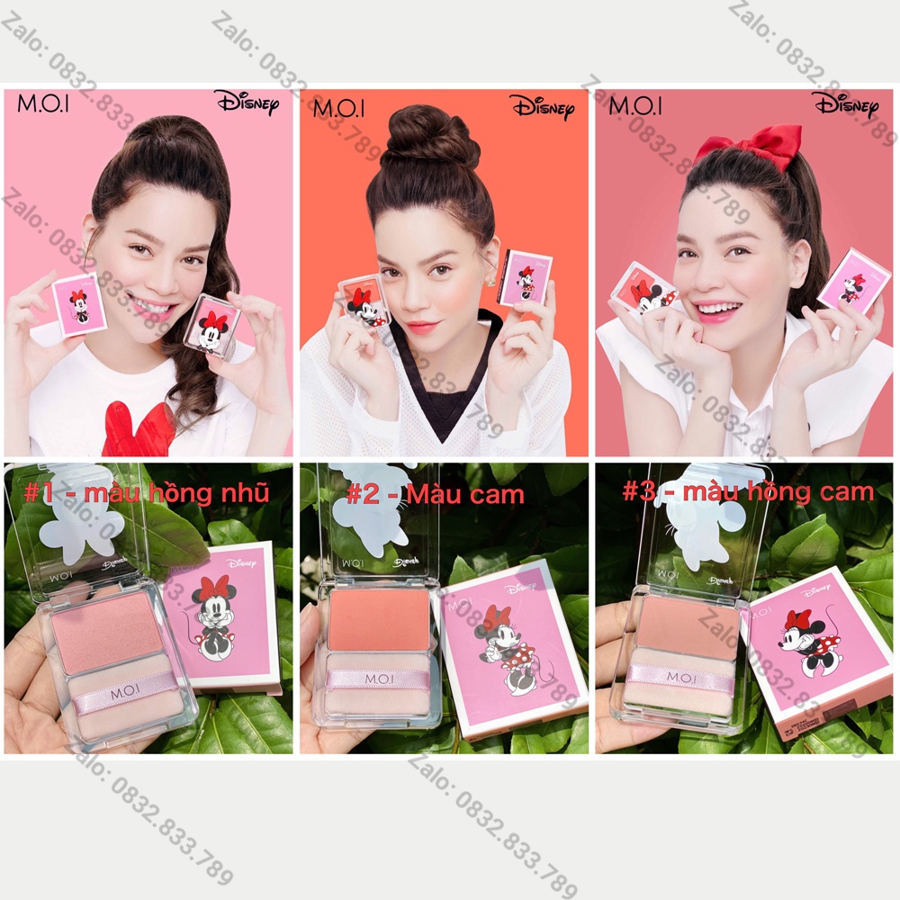 Má hồng Hồ Ngọc Hà MOI Cosmetics bản giới hạn - tự nhiên siêu mịn【CAM KẾT HÀNG CHÍNH HÃNG®】‎‎ | BigBuy360 - bigbuy360.vn