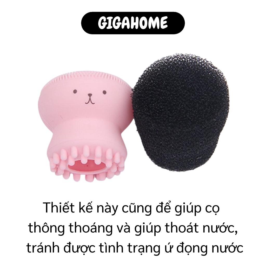 Cọ rửa mặt  GIÁ VỐN] Cọ Rửa Mặt Bạch Tuộc giúp làm sạch da mặt, tẩy tế bào chết 3390