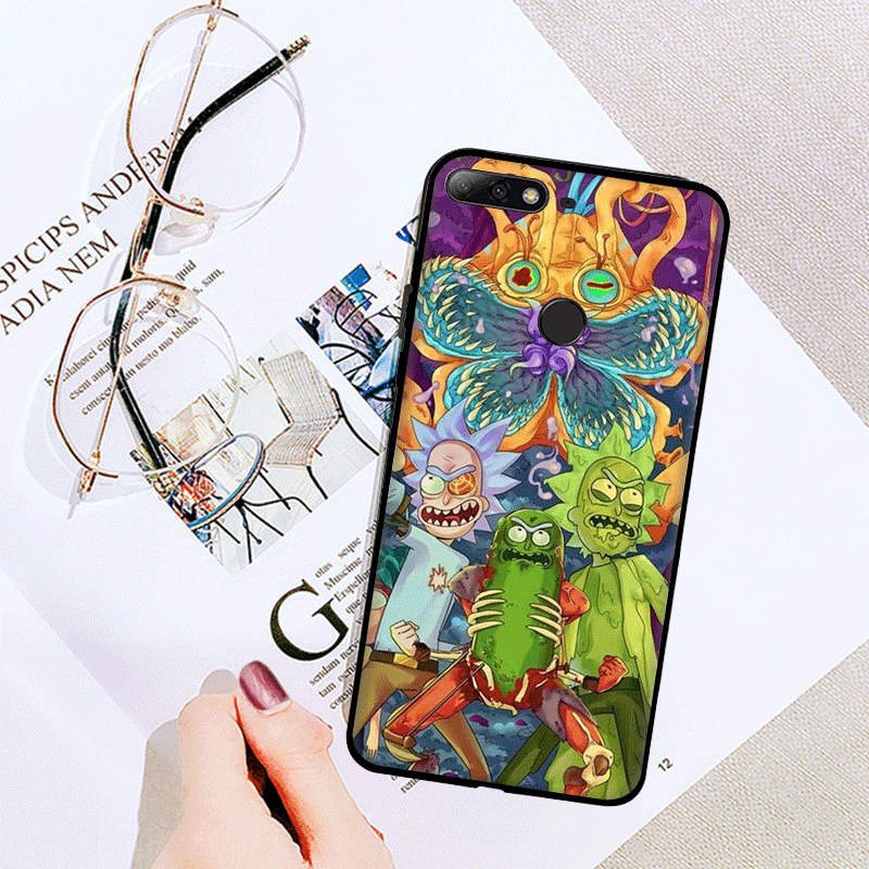 Ốp Lưng In Hình Hoạt Hình Rick And Morty Cho Huawei P20 Lite 2019 P20 Pro P30 Lite P30 Pro P40 Pro Max P Smart 2018 2019