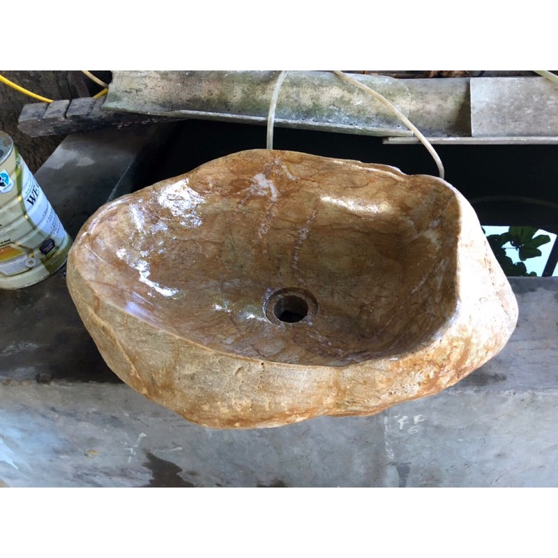 Lavabo đá cuội siêu độc