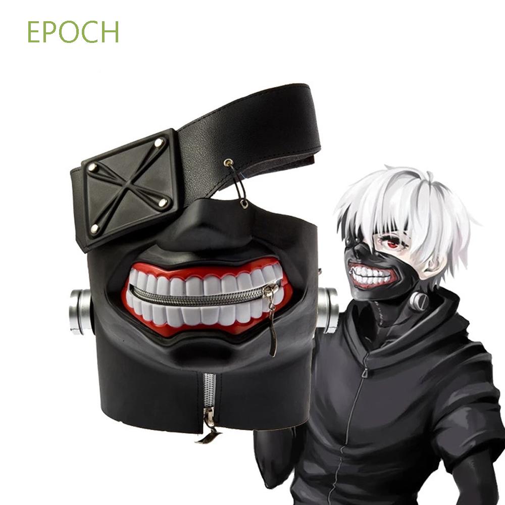 EPOCH Rubber Kaneki Ken Mask Cool Mask Cosplay Tokyo Ghoul Cosplay Props Anime Party Halloween Masks Costumes