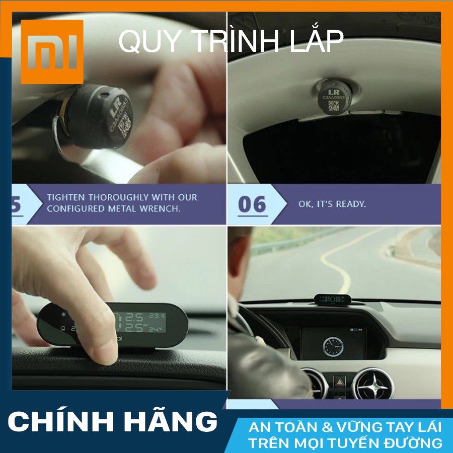 AZ Auto- Cảm biến áp suất lốp Xiaomi 70MAI Van ngoài (bản quốc tế 2020) hàng chính hãng - BẢo hành 12 tháng