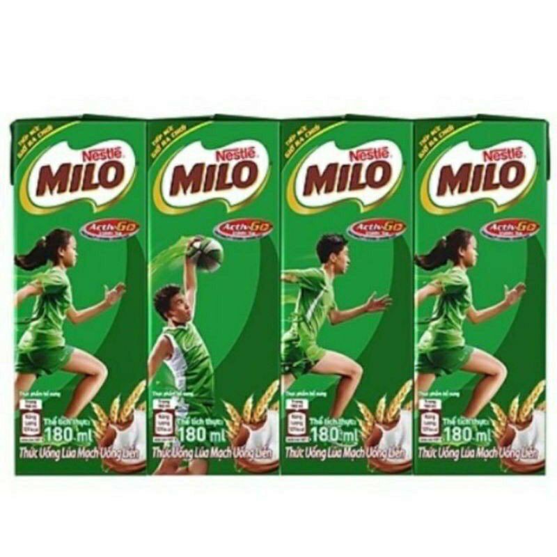 1 Thùng Sữa Milo Lúa Mạch Nestlé 180ml )