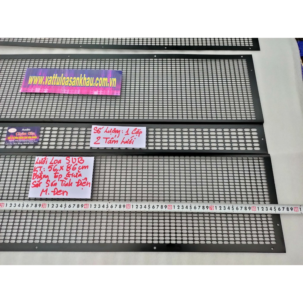 Lưới loa sub 5 tấc 56cm 86cm 2 tấm Audio châu Gia