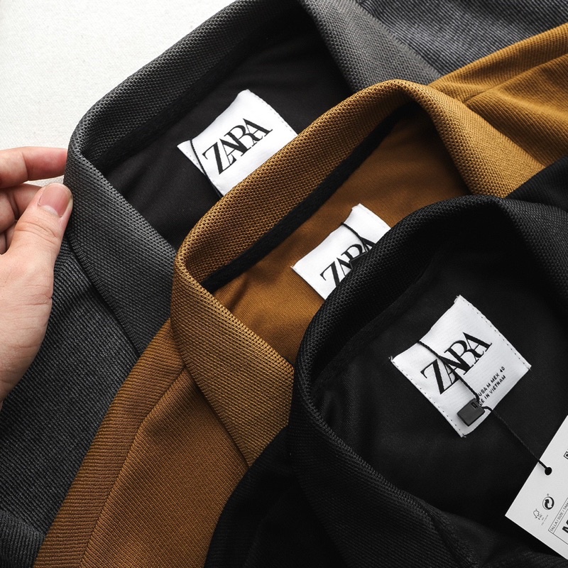 Áo Polo Zara Textured Stripe Vải và Form Siêu Đep | BigBuy360 - bigbuy360.vn