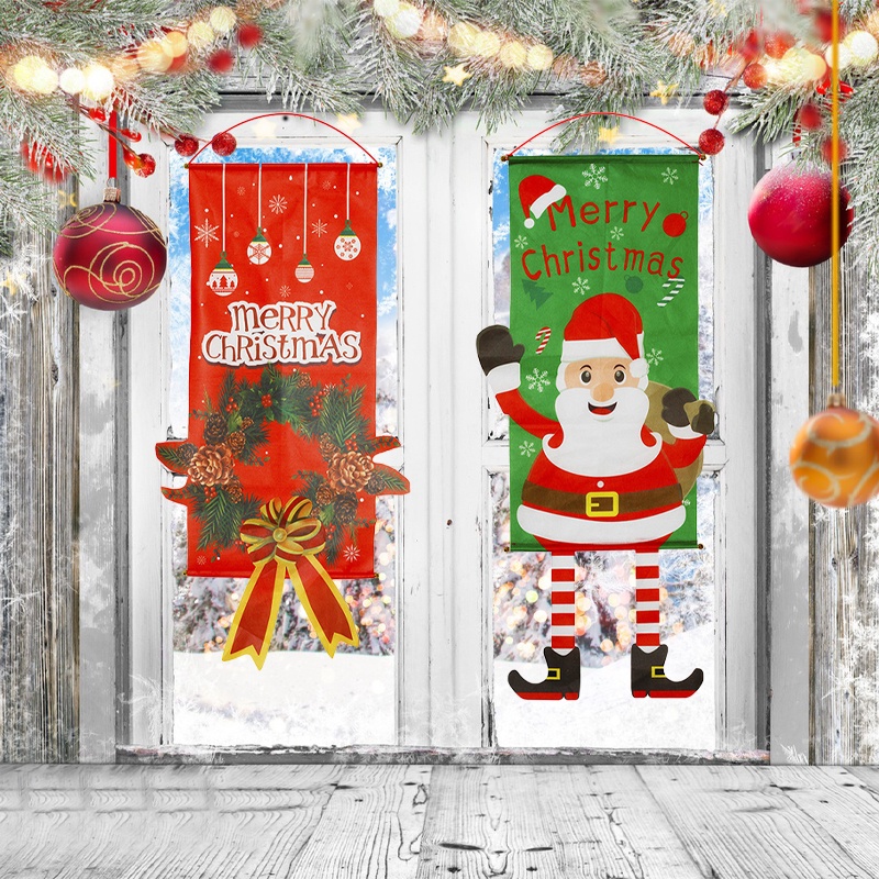 Tấm vải treo trang trí giáng sinh 115*40cm