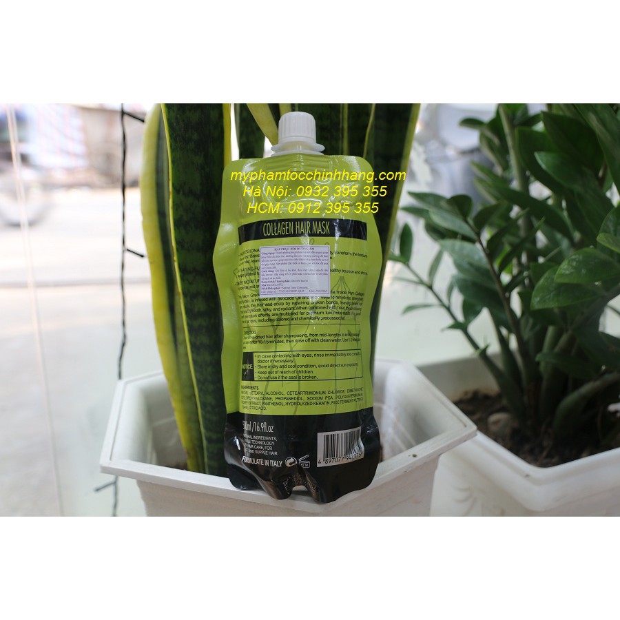 DẦU Ủ (TÚI) TÓC COLLAGEN DELOFIL ARGANOIL PROTEIN SIÊU MƯỢT 500ml | BigBuy360 - bigbuy360.vn