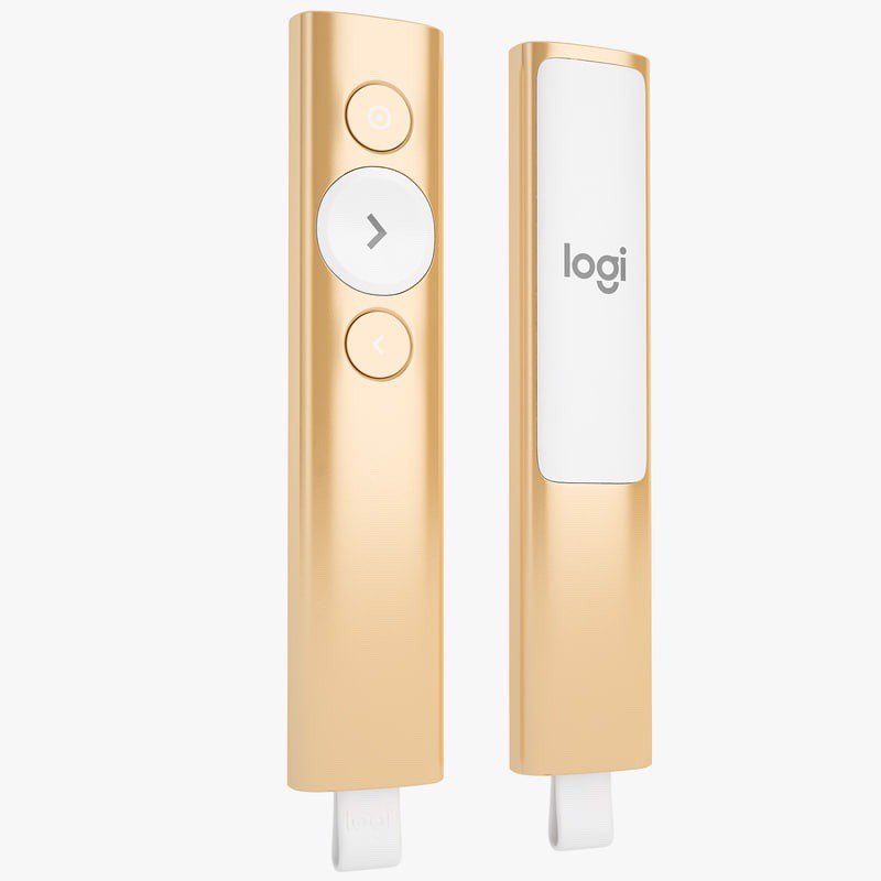 Bút trình chiếu Logitech Spotlight Presentation Remote (Vàng Gold)